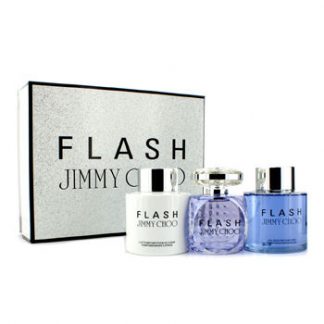 JIMMY CHOO FLASH COFFRET 200ML SHOWER GEL 3PCS GIFT SET FOR WOMEN