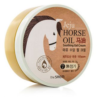 THE SAEM JEJU HORSE OIL SOOTHING GEL CREAM 300ML/10.14OZ