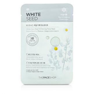THE FACE SHOP WHITE SEED REAL WHITENING FACE MASK 10X20ML/0.68OZ