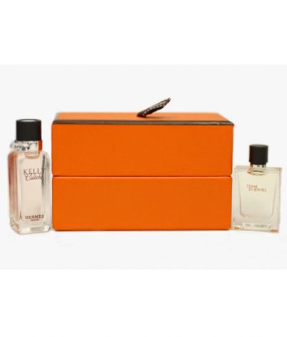 HERMES TERRE D'HERMES & KELLY CALECHE MINIATURE GIFT SET FOR UNISEX