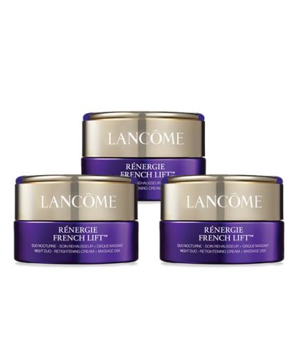 LANCOME RENERGIE FRENCH LIFT RETIGHTENING NIGHT CREAM 15ML X 3 FOR WOMEN