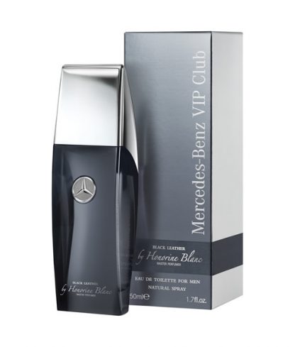 MERCEDES BENZ VIP CLUB BLACK LEATHER BY HONORINE BLANC EDT FOR MEN