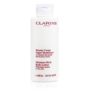 CLARINS NEW MOISTURE-RICH BODY LOTION - FOR DRY SKIN (SUPER SIZE LIMITED EDITION)  400ML/14OZ