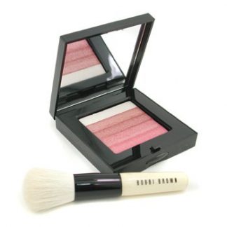 BOBBI BROWN ROSE SHIMMER BRICK SET: ROSE SHIMMER BRICK COMPACT + MINI FACE BLENDER BRUSH (LIMITED EDITION)  2PCS