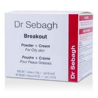 DR. SEBAGH BREAKOUT SET (FOR OILY SKIN): CREAM 50ML +  5X POWDER 1.95G  6PCS