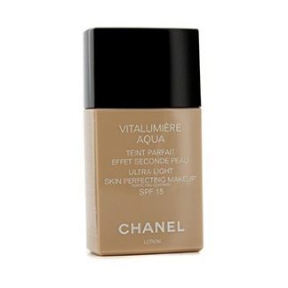 CHANEL VITALUMIERE AQUA ULTRA LIGHT SKIN PERFECTING MAKE UP SPF15 - # 10 BEIGE  30ML/1OZ