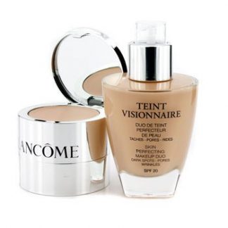 LANCOME TEINT VISIONNAIRE SKIN PERFECTING MAKE UP DUO SPF 20 - # 02 LYS ROSE  30ML+2.8G