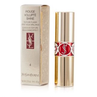 YVES SAINT LAURENT ROUGE VOLUPTE SHINE - # 4 ROUGE IN DANGER/ ROUGE BALLET  4.5G/0.15OZ