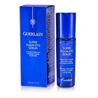 GUERLAIN SUPER AQUA EYE SERUM - INTENSE HYDRATION WRINKLE PLUMPER EYE REVIVER  15ML/0.5OZ