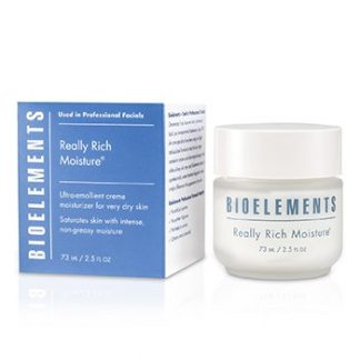 BIOELEMENTS REALLY RICH MOISTURE (FOR VERY DRY SKIN TYPES)  73ML/2.5OZ