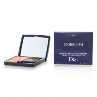 CHRISTIAN DIOR DIORBLUSH VIBRANT COLOUR POWDER BLUSH - # 676 CORAL CRUISE  7G/0.24OZ