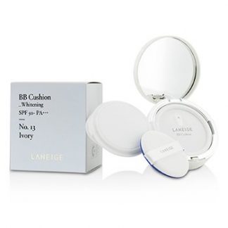 LANEIGE BB CUSHION FOUNDATION (WHITENING) SPF 50 WITH EXTRA REFILL - # NO. 13 IVORY  2X15G/0.5OZ