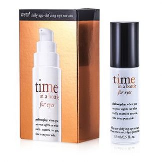 PHILOSOPHY TIME IN A BOTTLE FOR EYES (DAILY AGE-DEFYING EYE SERUM)  15ML/0.5OZ