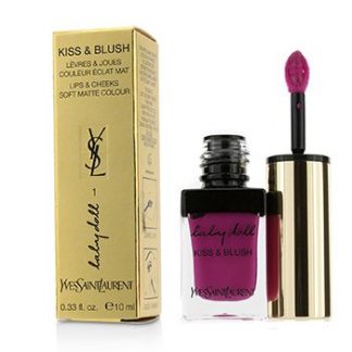 YVES SAINT LAURENT BABY DOLL KISS &AMP; BLUSH - # 01 FUCHSIA DESINVOLTE  10ML/0.33OZ