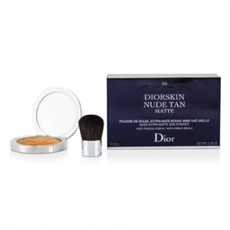 CHRISTIAN DIOR DIORSKIN NUDE TAN NUDE EXTRA MATTE SUN POWDER (WITH KABUKI BRUSH) - # 003 MATTE CINNAMON  10G/0.35OZ