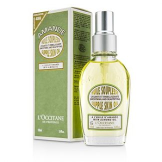 L'OCCITANE ALMOND SUPPLE SKIN OIL - SMOOTHING &AMP; BEAUTIFYING  100ML/3.4OZ