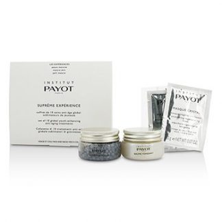 PAYOT SUPREME EXPERIENCE SET: GOMMAGE PERLES 30G/1.05OZ + BAUME FONDANT 30G/1.05OZ + MASQUE CRYSTAL 10APPLICATIONS  12PCS