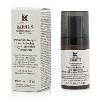 KIEHL'S DERMATOLOGIST SOLUTIONS POWERFUL-STRENGTH LINE-REDUCING EYE-BRIGHTENING CONCENTRATE  15ML/0.5OZ