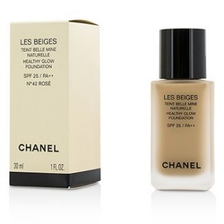 CHANEL LES BEIGES HEALTHY GLOW FOUNDATION SPF 25 - NO. 42 ROSE  30ML/1OZ