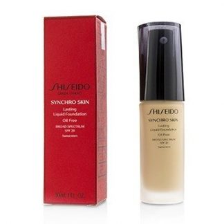 SHISEIDO SYNCHRO SKIN LASTING LIQUID FOUNDATION SPF 20 - GOLDEN 3  30ML/1OZ