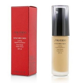 SHISEIDO SYNCHRO SKIN LASTING LIQUID FOUNDATION SPF 20 - NEUTRAL 4  30ML/1OZ