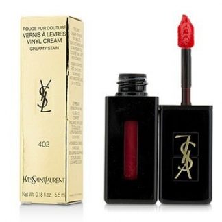 YVES SAINT LAURENT ROUGE PUR COUTURE VERNIS A LEVRES VINYL CREAM CREAMY STAIN - # 402 ROUGE REMIX  5.5ML/0.18OZ