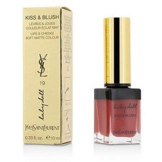 YVES SAINT LAURENT BABY DOLL KISS &AMP; BLUSH - # 19 CORAIL SULFUREUX  10ML/0.33OZ