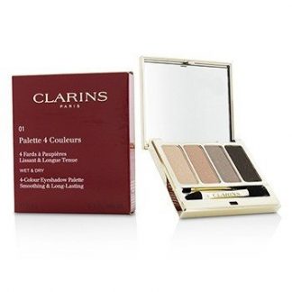 CLARINS 4 COLOUR EYESHADOW PALETTE (SMOOTHING &AMP; LONG LASTING) - #01 NUDE  6.9G/0.2OZ
