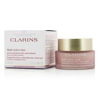 CLARINS MULTI-ACTIVE DAY TARGETS FINE LINES ANTIOXIDANT DAY CREAM-GEL - FOR NORMAL TO COMBINATION SKIN  50ML/1.7OZ