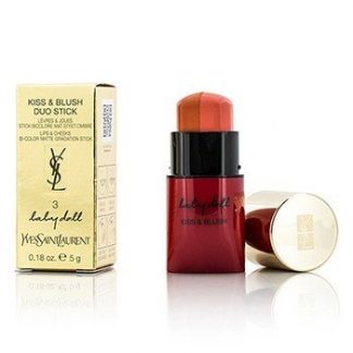 YVES SAINT LAURENT BABY DOLL KISS &AMP; BLUSH DUO STICK - # 3 FROM CUTE TO DEVILISH  5G/0.18OZ