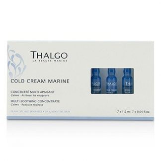 THALGO COLD CREAM MARINE MULTI-SOOTHING CONCENTRATE  7X1.2ML/0.04OZ