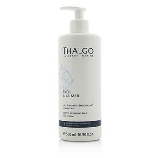 THALGO EVEIL A LA MER GENTLE CLEANSING MILK (FACE &AMP; EYES) - FOR ALL SKIN TYPES, EVEN SENSITIVE SKIN (SALON SIZE)  500ML/16.9OZ