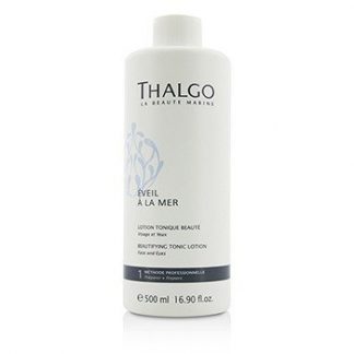 THALGO EVEIL A LA MER BEAUTIFYING TONIC LOTION (FACE &AMP; EYES) - FOR ALL SKIN TYPES, EVEN SENSITIVE SKIN (SALON SIZE)  500ML/16.9OZ