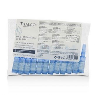 THALGO COLD CREAM MARINE MULTI-SOOTHING CONCENTRATE - FOR DRY, SENSITIVE SKIN (SALON SIZE; IN PACK)  12X1.2ML/0.04OZ