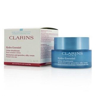 CLARINS HYDRA-ESSENTIEL MOISTURIZES &AMP; QUENCHES SILKY CREAM - NORMAL TO DRY SKIN  50ML/1.7OZ