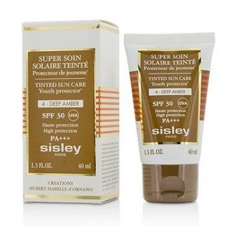 SISLEY SUPER SOIN SOLAIRE TINTED YOUTH PROTECTOR SPF 30 UVA PA+++ - #4 DEEP AMBER  40ML/1.3OZ