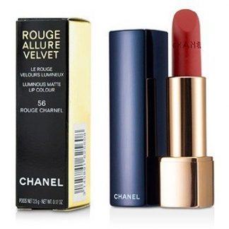 CHANEL ROUGE ALLURE VELVET - # 56 ROUGE CHARNEL  3.5G/0.12OZ