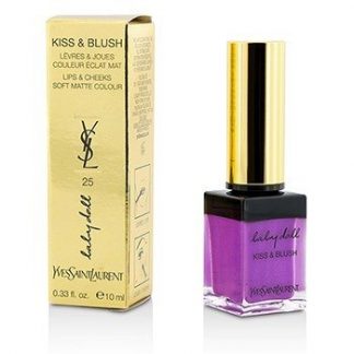 YVES SAINT LAURENT BABY DOLL KISS &AMP; BLUSH - # 25 MAUVE AVENTUREUX  10ML/0.33OZ