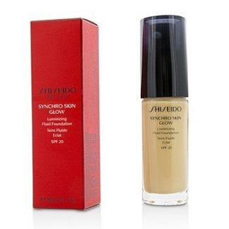 SHISEIDO SYNCHRO SKIN GLOW LUMINIZING FLUID FOUNDATION SPF 20 - # GOLDEN 2  30ML/1OZ