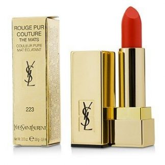 YVES SAINT LAURENT ROUGE PUR COUTURE THE MATS - # 223 CORAL ANTI MAINSTREAM  3.8G/0.13OZ