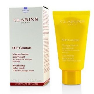 CLARINS SOS COMFORT NOURISHING BALM MASK WITH WILD MANGO BUTTER - FOR DRY SKIN  75ML/2.3OZ