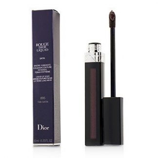 CHRISTIAN DIOR ROUGE DIOR LIQUID LIP STAIN - # 895 FAB SATIN (REDDISH BLACK)  6ML/0.2OZ