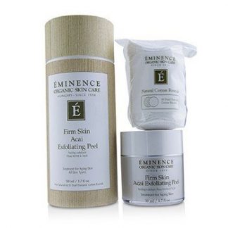 EMINENCE FIRM SKIN ACAI EXFOLIATING PEEL (WITH 35 DUAL-TEXTURED COTTON ROUNDS)  50ML/1.7OZ