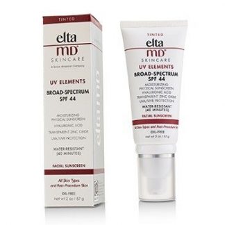 ELTAMD UV ELEMENTS MOISTURIZING PHYSICAL TINTED FACIAL SUNSCREEN SPF 44 - FOR ALL SKIN TYPES &AMP; POST-PROCEDURE SKIN  57G/2OZ