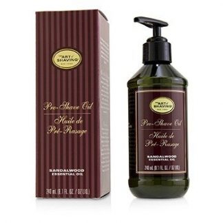 THE ART OF SHAVING PRE-SHAVE OIL - SANDALWOOD ESSENTIAL OIL (WITH PUMP)  240ML/8.1OZ