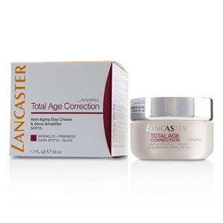 LANCASTER TOTAL AGE CORRECTION AMPLIFIED - ANTI-AGING DAY CREAM &AMP; GLOW AMPLIFIER SPF15  50ML/1.7OZ