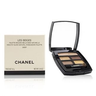 CHANEL LES BEIGES HEALTHY GLOW NATURAL EYESHADOW PALETTE - # DEEP  4.5G/0.16OZ
