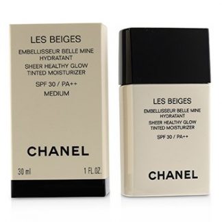 CHANEL LES BEIGES SHEER HEALTHY GLOW TINTED MOISTURIZER SPF 30 - # MEDIUM  30ML/1OZ