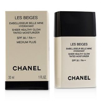 CHANEL LES BEIGES SHEER HEALTHY GLOW TINTED MOISTURIZER SPF 30 - # MEDIUM PLUS  30ML/1OZ