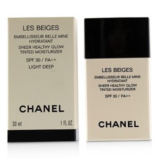 CHANEL LES BEIGES SHEER HEALTHY GLOW TINTED MOISTURIZER SPF 30 - # LIGHT DEEP  30ML/1OZ